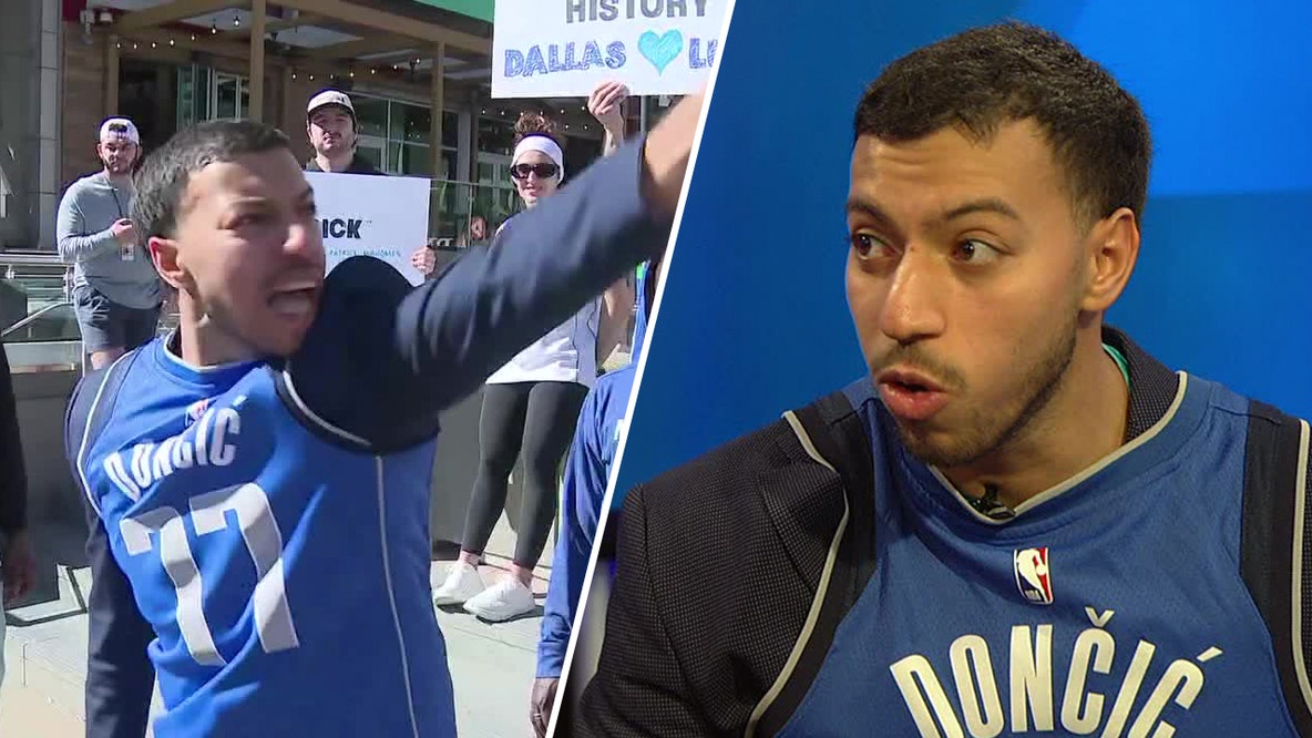 Viral Mavs fan Finesse Fave on Luka trade